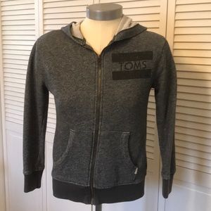 TOMS Gray Hoodie Zip Jacket Target